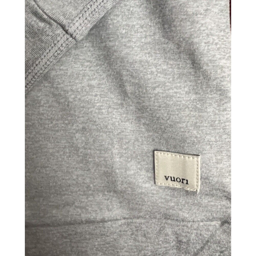 Vuori Womens Essential Halo Hoodie Pullover Pale Grey Heather Medium New $96 - Picture 4 of 4